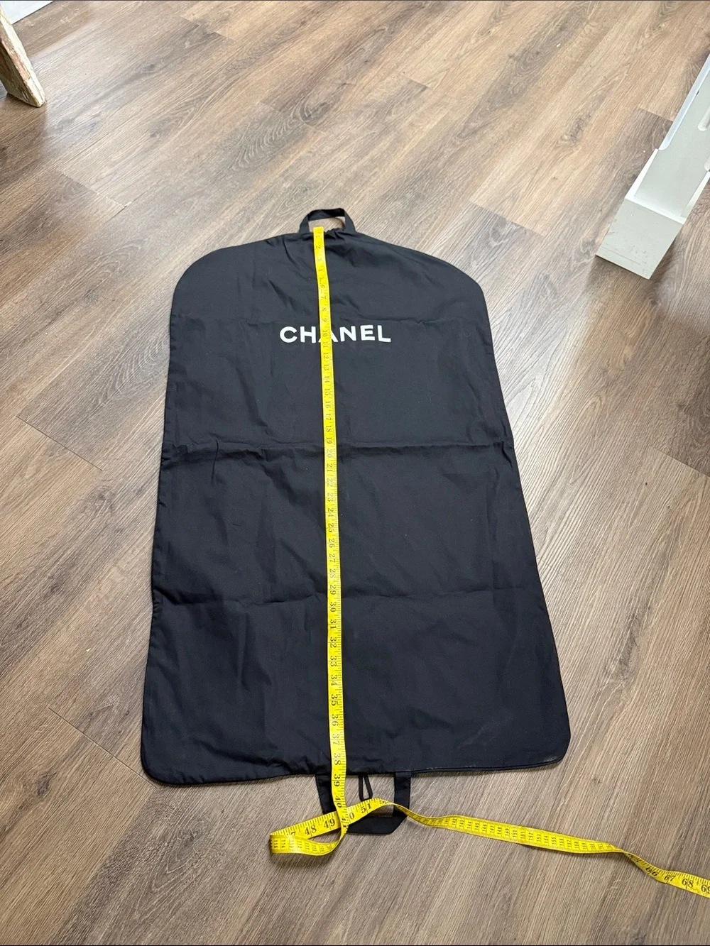 Chanel Cotton Garment Bag Foldable with Zipper and Handles